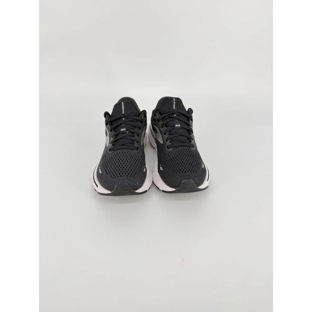 Brooks Adrenaline GTS 23 Womens Running Shoes Black White Silver 1203911B054